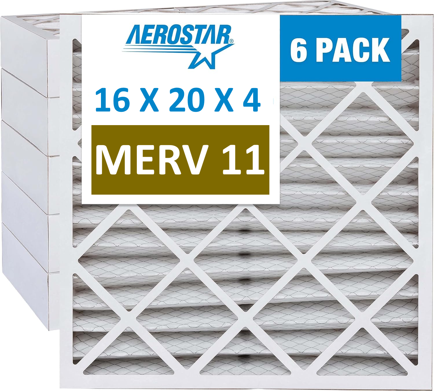 4" Furnace Filters - Pack of 6