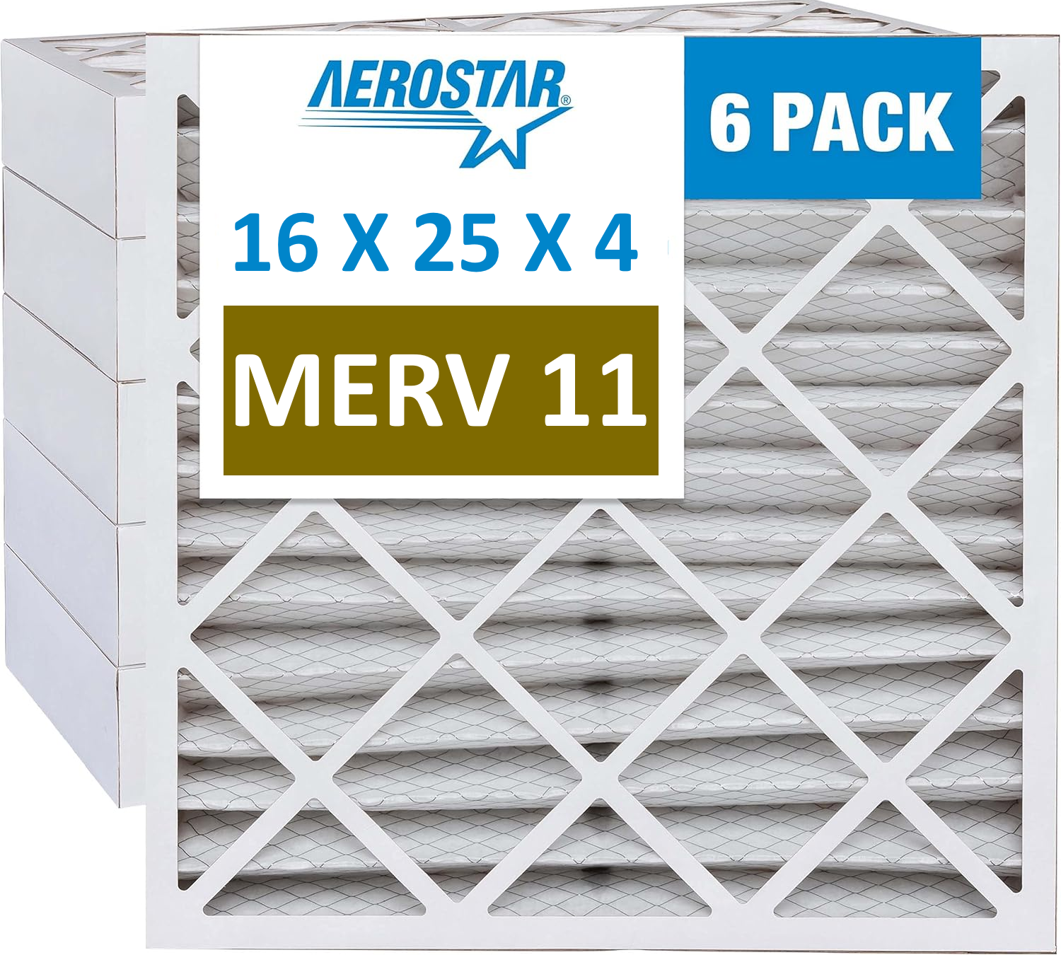4" Furnace Filters - Pack of 6