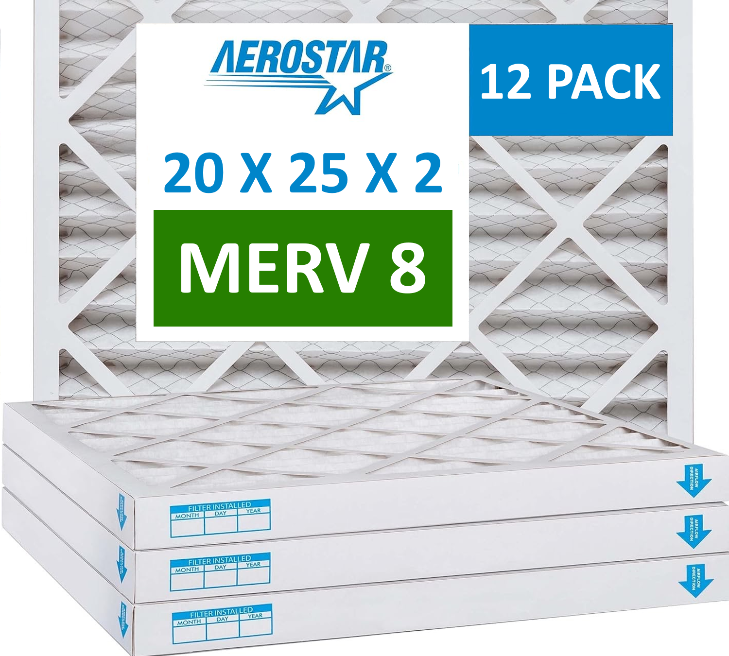 2" Furnace Filters - Pack of 12