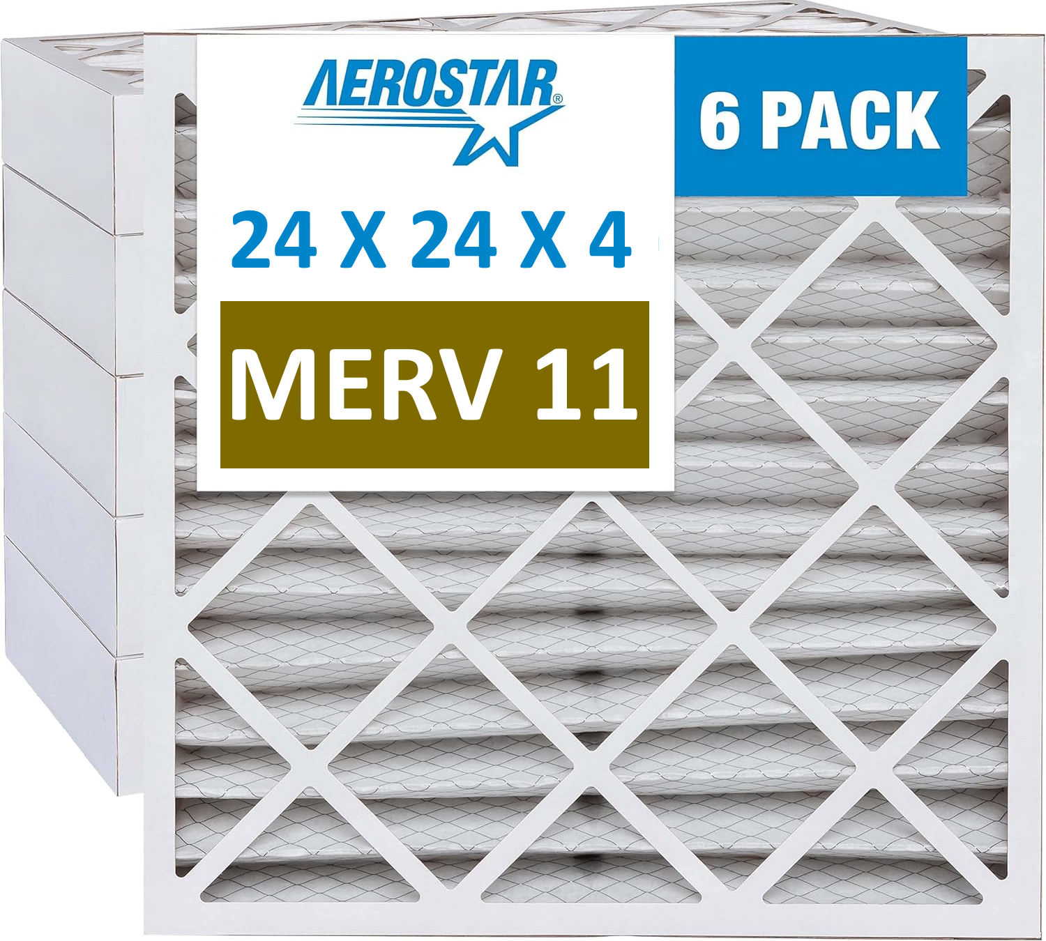 4" Furnace Filters - Pack of 6