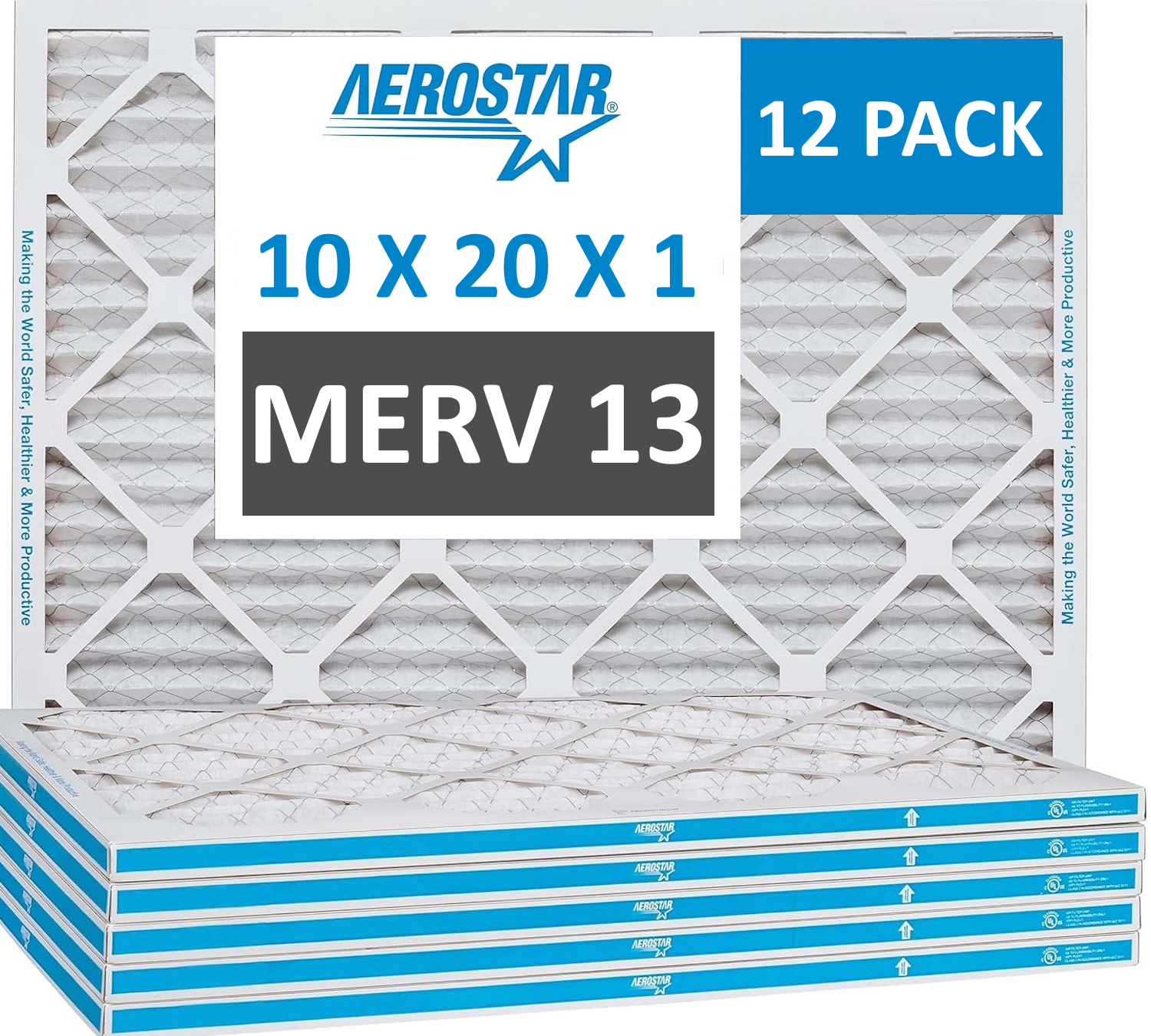1" Furnace Filters - Pack of 12
