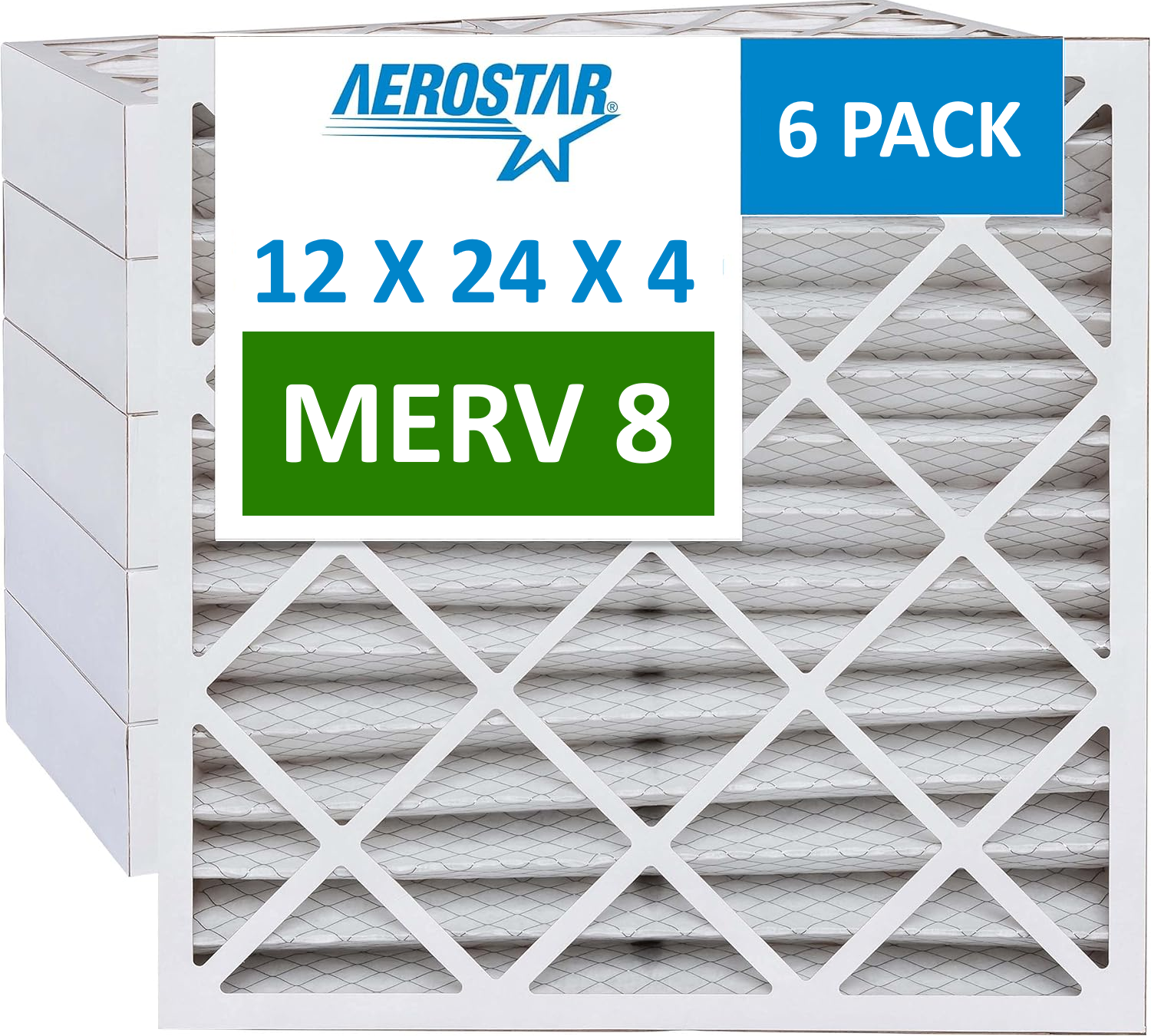 4" Furnace Filters - Pack of 6