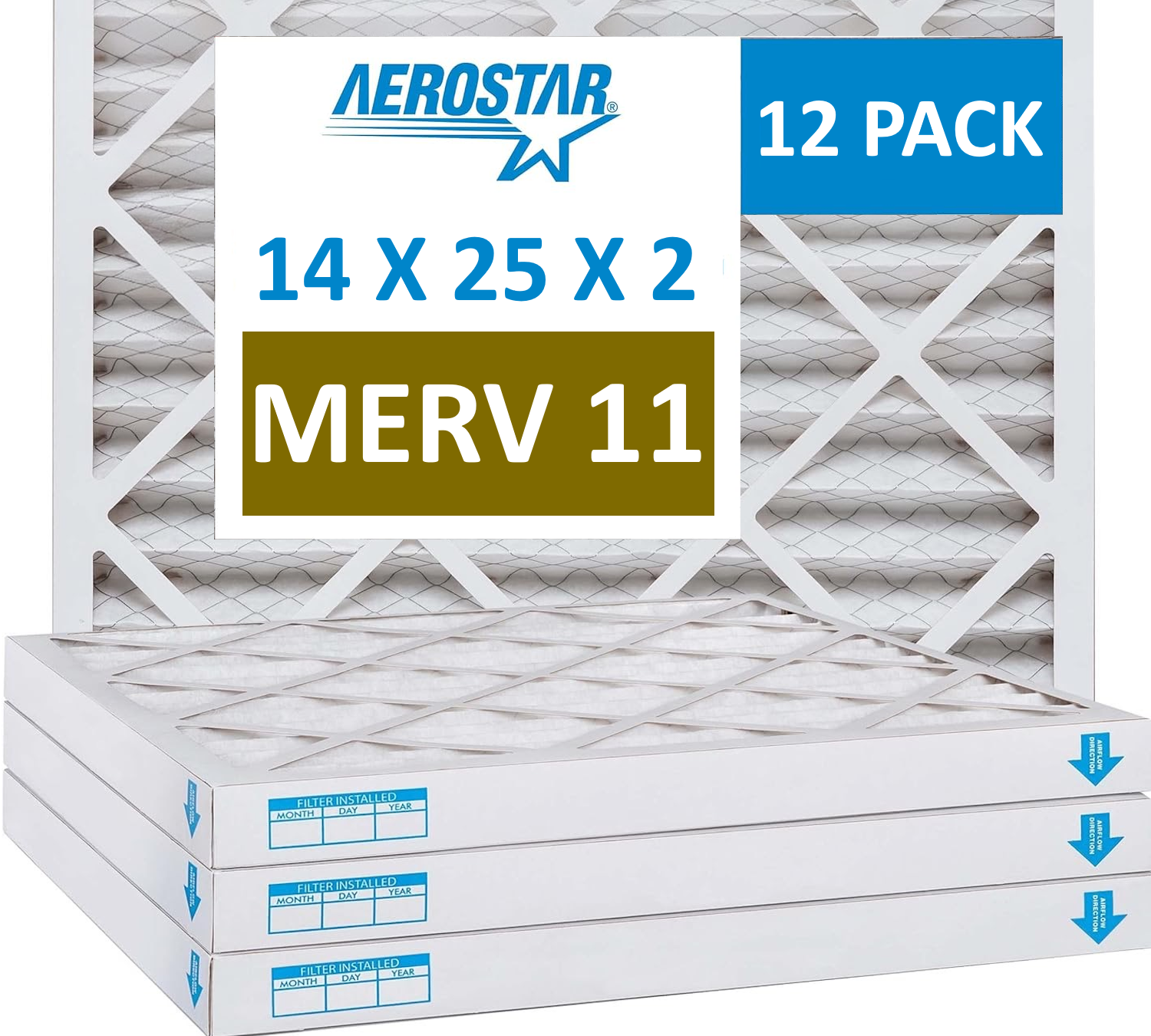 2" Furnace Filters - Pack of 12