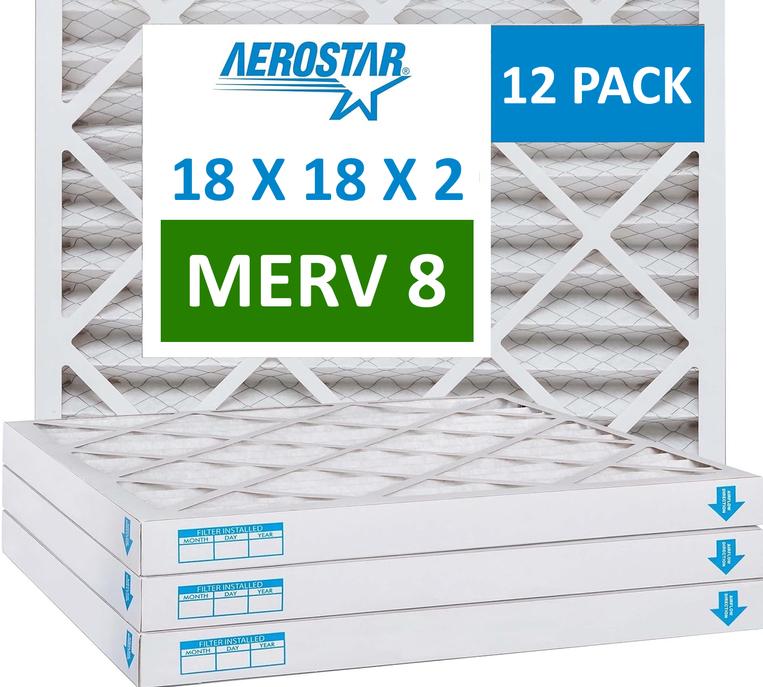 2" Furnace Filters - Pack of 12