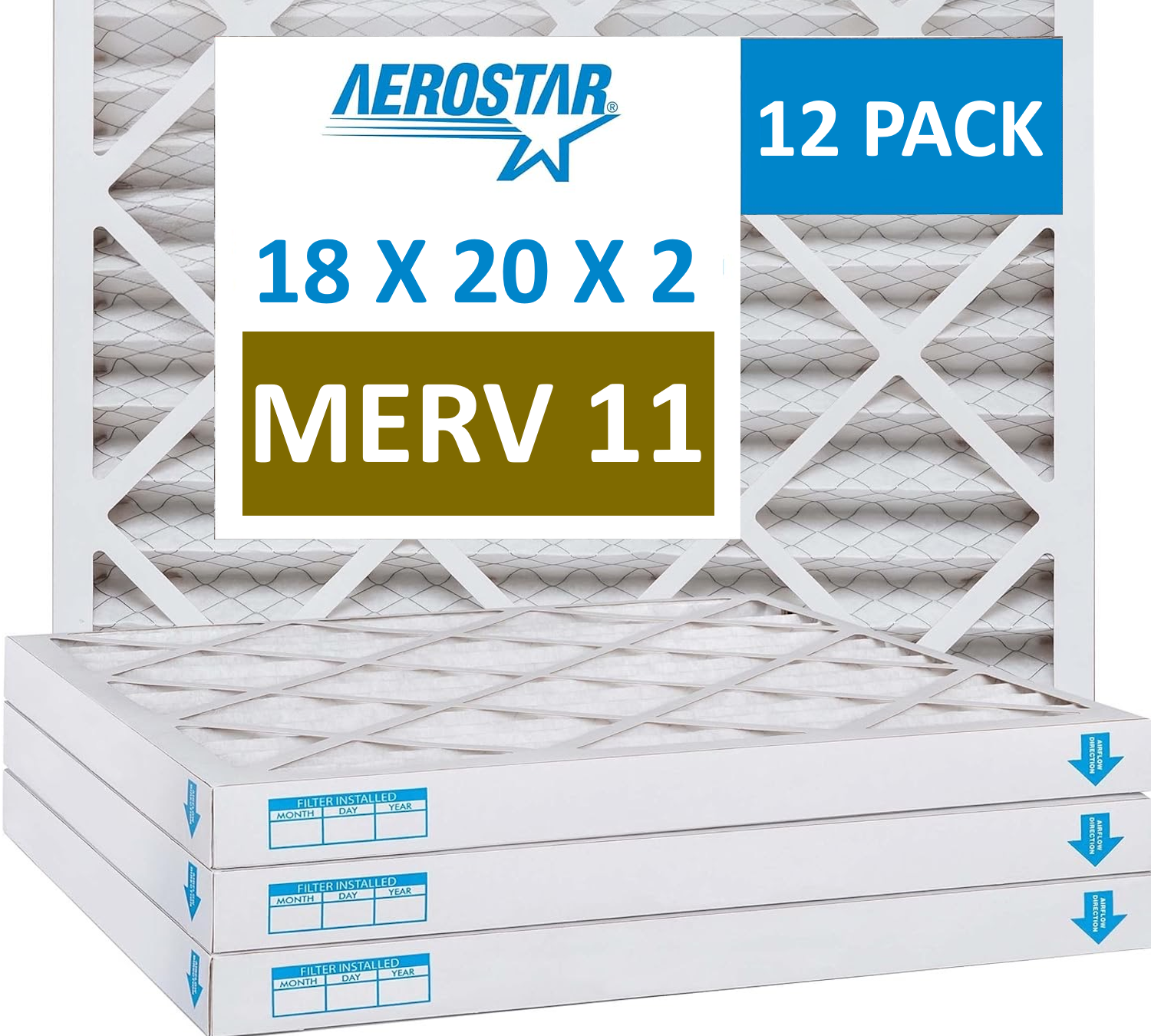 2" Furnace Filters - Pack of 12
