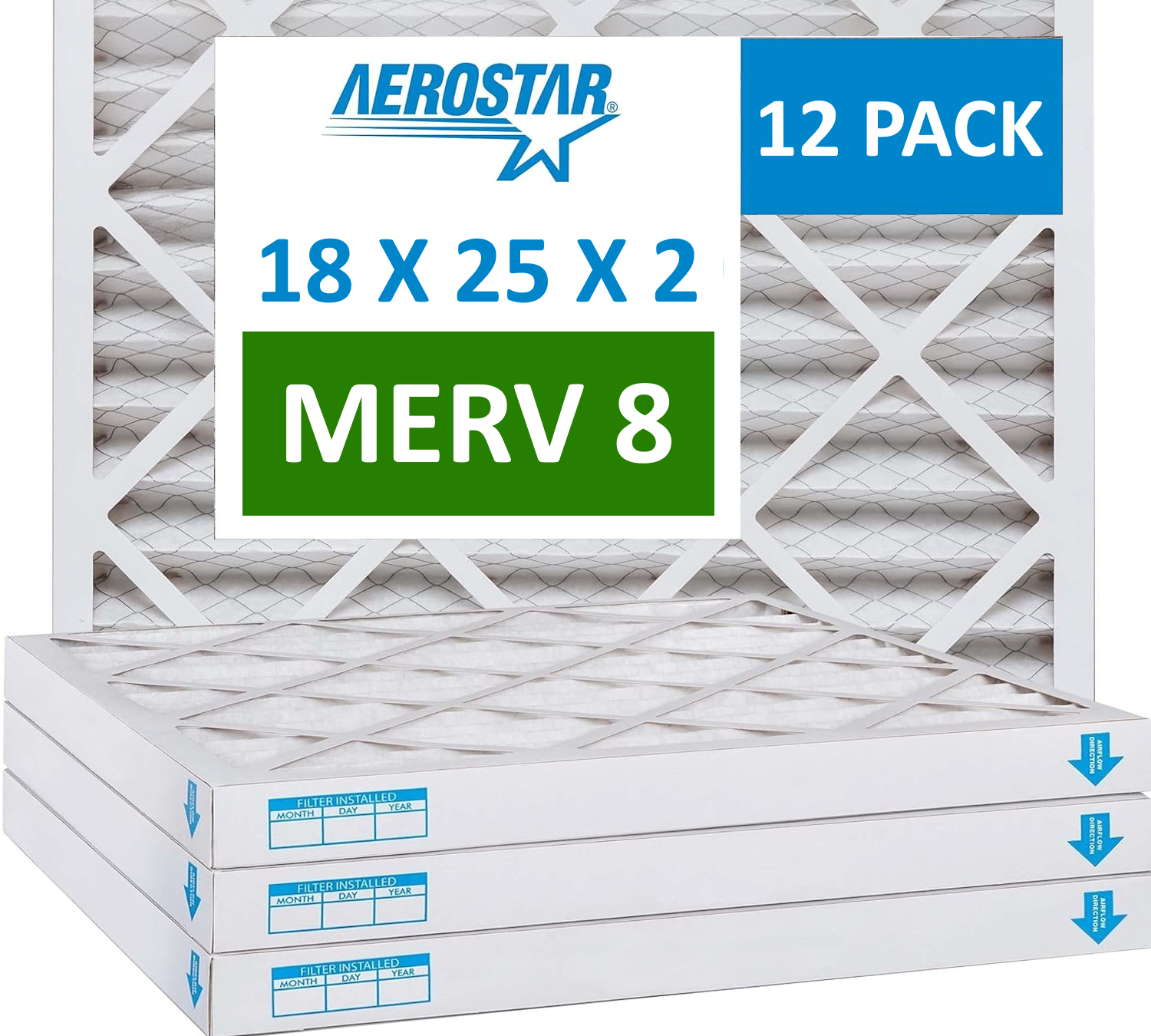 2" Furnace Filters - Pack of 12