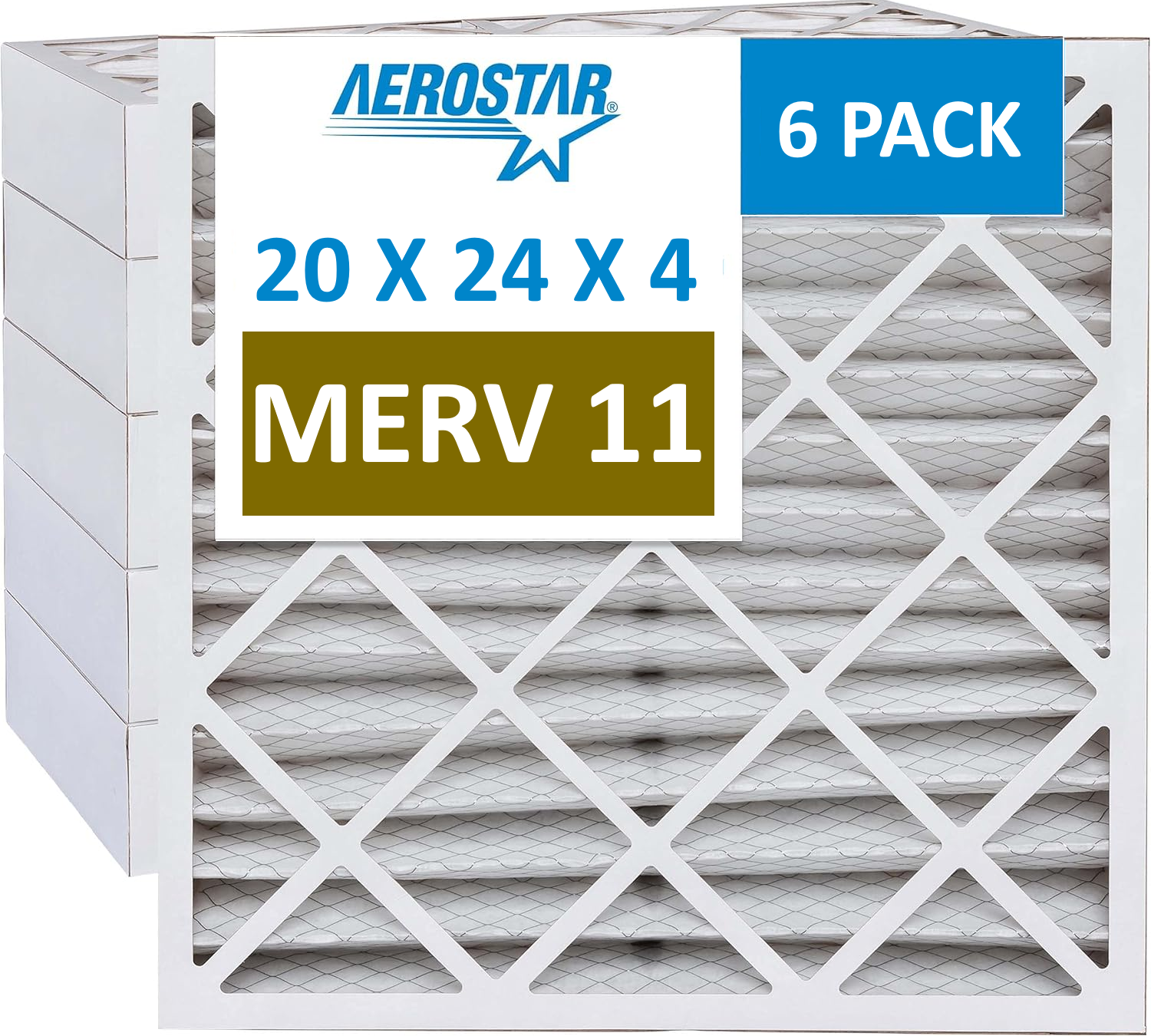 4" Furnace Filters - Pack of 6