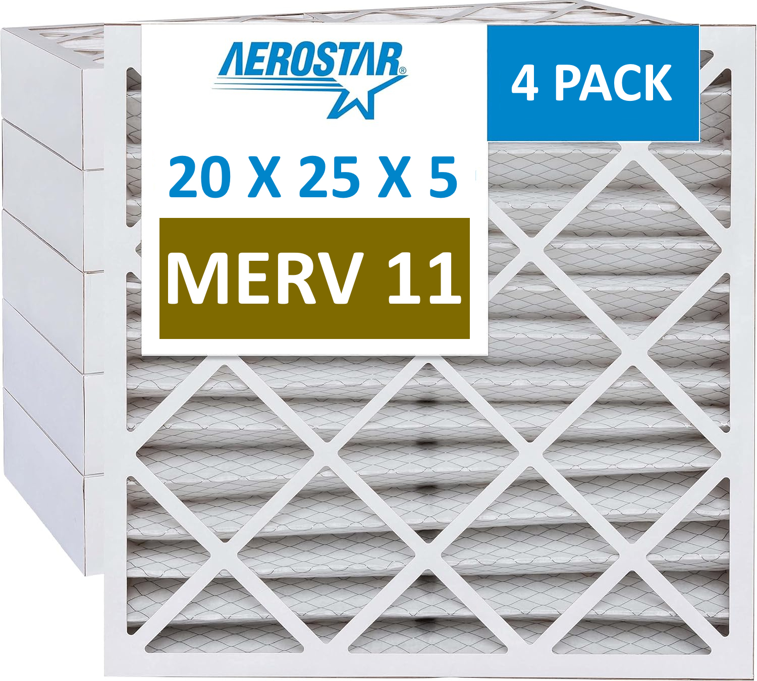 5" Furnace Filters - Pack of 4